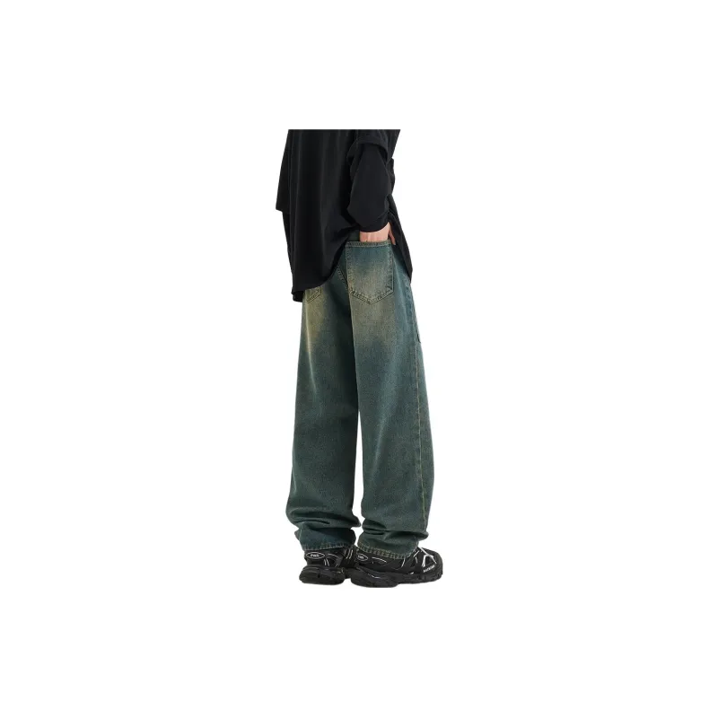RCTAMY Jeans Unisex Vintage Blue-1