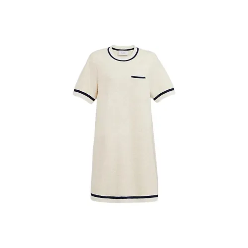 COACH Short-Sleeved Dresses Women's Ivory White