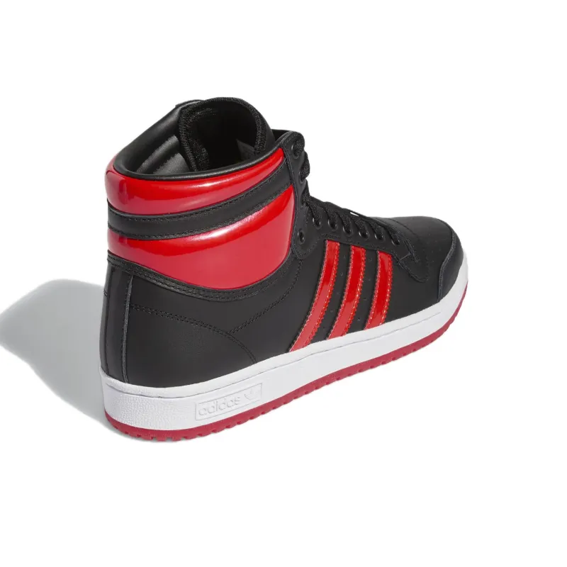 Adidas Top Ten Hi Core Black Vivid Red Patent-3