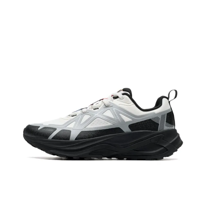 XTEP Cushioning, Wear Resistant Low Top Casual Running Shoes Men's White Gray-0