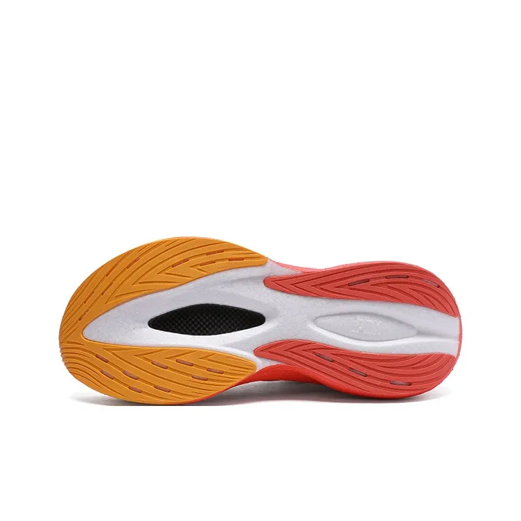 LPMX Running Shoes Men Low Top Lava Orange-4