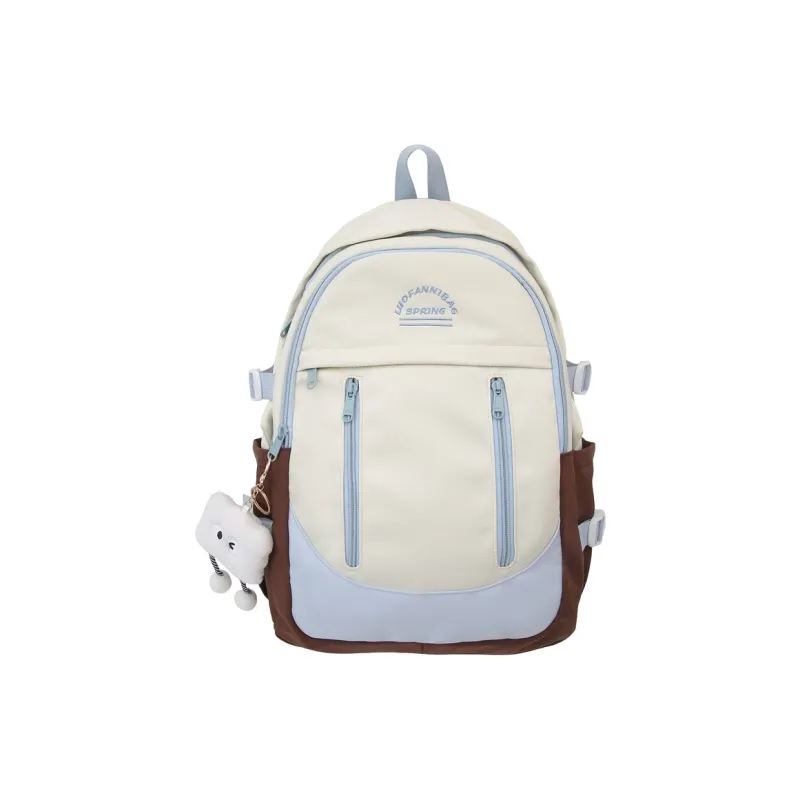 Venerable Brahma Nylon Backpack Regular Women's Black Gray/Brown Blue/Pink Orange/Turquoise-4