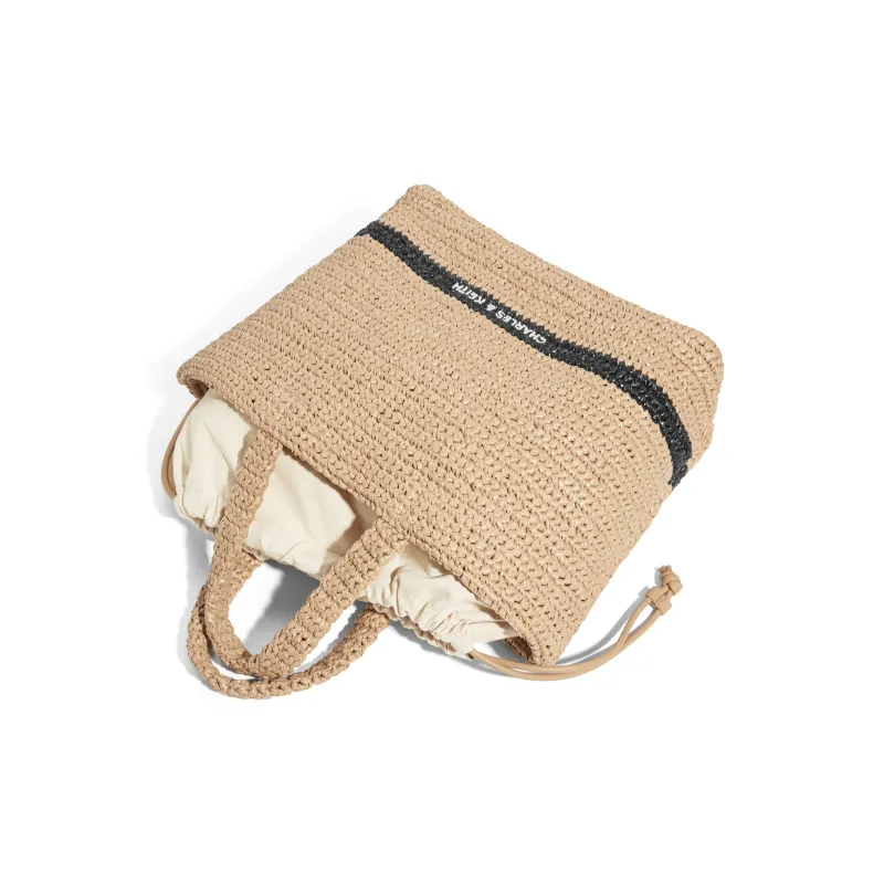 CHARLES&KEITH Fabric/Polypropylene Shoulder Bag Regular Women's Beige-2
