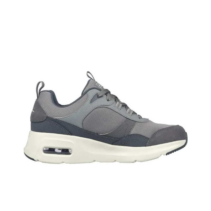 Skechers Cushioning Wear Resistant Low Top Casual Shoes Men's Gray-1