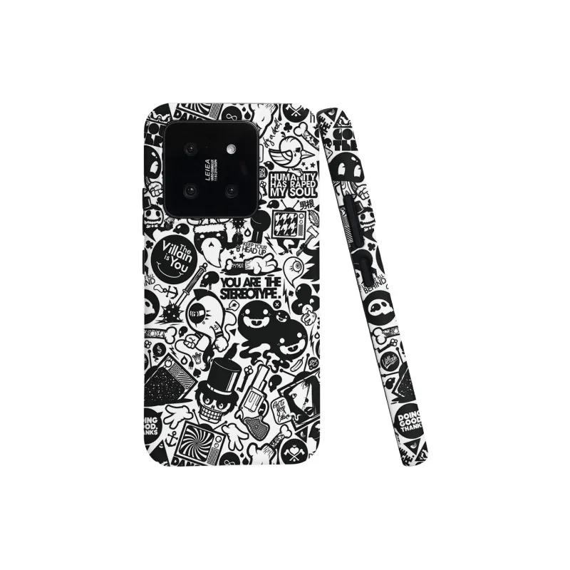 Keshami PC Material Egg Crushing Fully Enclosed Impact Resistant Matte Phone Cases Compatibility  Xiaomi 15 Pro/14 Pro-0