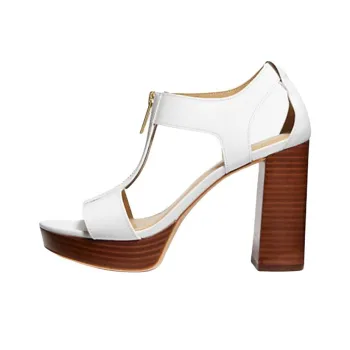 MICHAEL KORS Berkley Strap Sandals 10cm Women's White