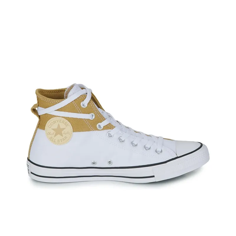 Converse Chuck Taylor All Star Durable Lightweight Cushioning High Top Canvas Shoes Men's White-1