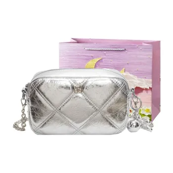 Bansusu PU Shoulder Bag Regular Women's Silver/Red/Black