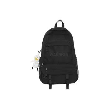 Warrior Polyamide Backpack Large Size Unisex Black/White