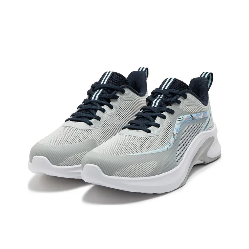 361° Cushioning, Wear Resistant Low Top Casual Running Shoes Men's Gray-2