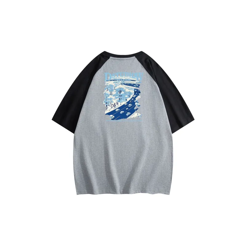 D&W T Shirts Unisex Gray-1