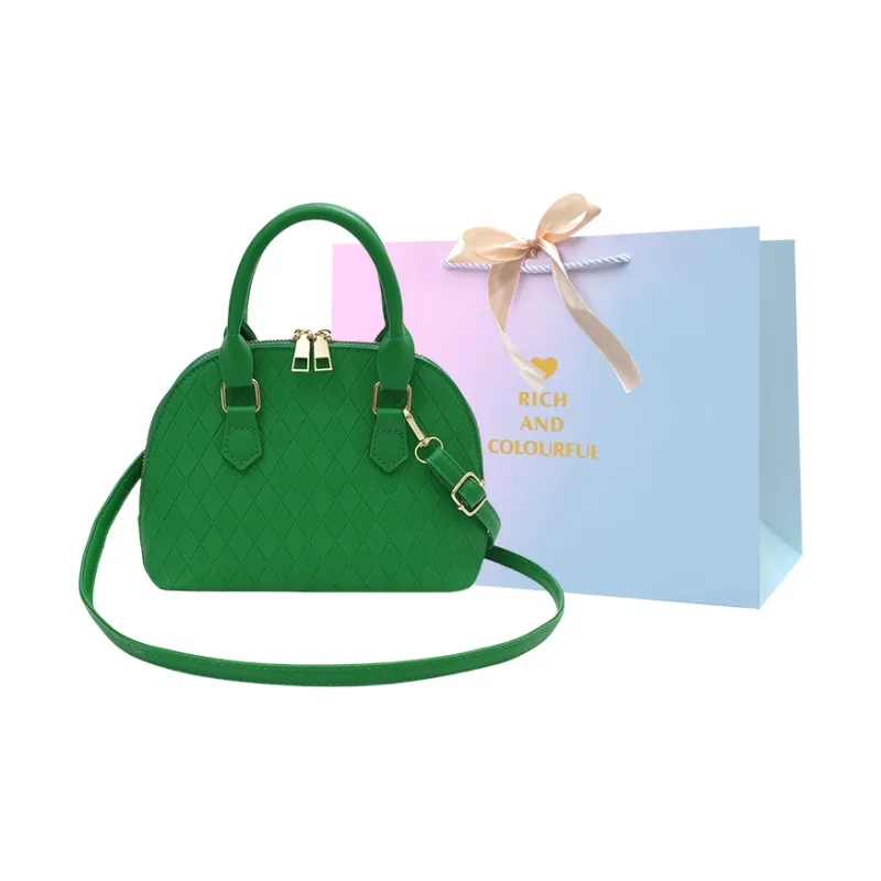 SUPERCUTE PU Dome Bag Shoulder Bag Crossbody Bag Handbag Women's Black Red/Green/Orange/Brown-12