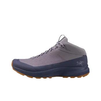 Arcteryx Aerios FL Cushioned Anti Slip Wear Resistant Waterproof And Breathable Mid Top Trekking Shoes Men's Gray Blue