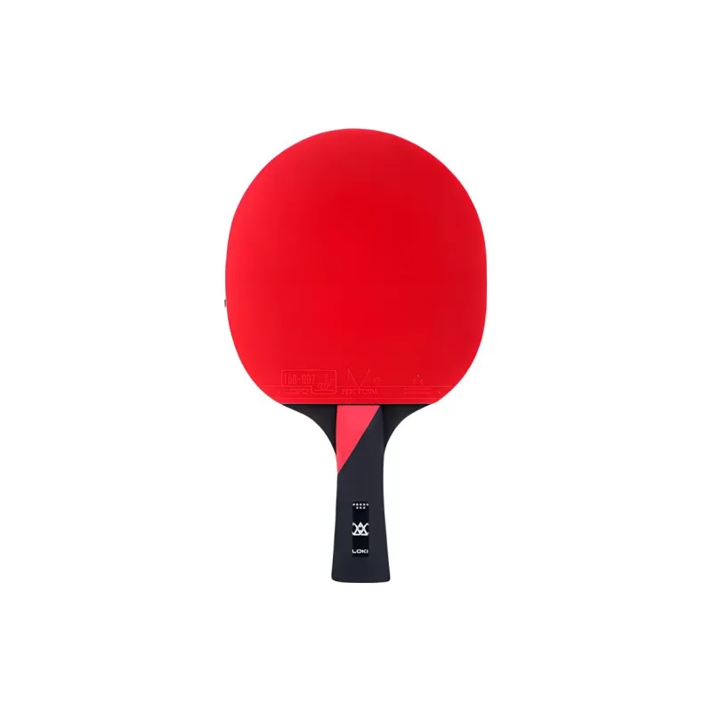 LOKI Ping Pong Paddles Unisex All Wood Red-5