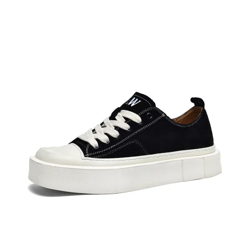 D&W Wear Resistant Height Increasing Low Top Skateboard Shoes Unisex-0