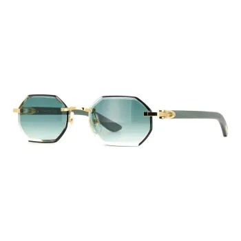 Cartier Geometric Frame Sunglasses