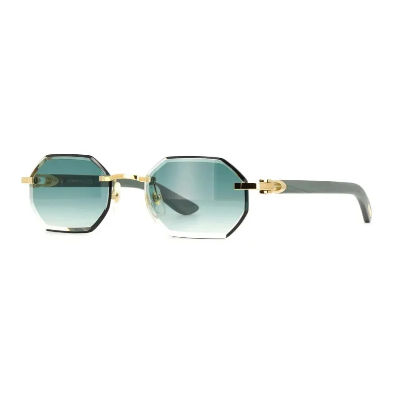 Cartier Geometric Frame Sunglasses-0