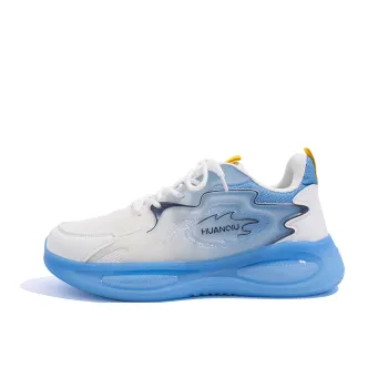 HUANQIU Cushioning Support Low-Top Casual Running Shoes Men's Blue