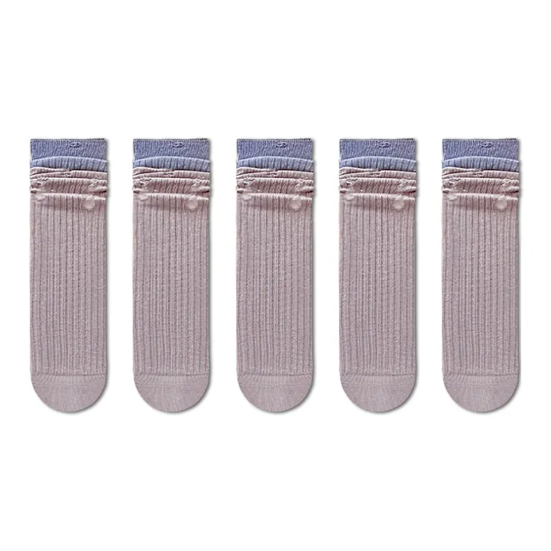 Taste The Color Mid Calf Socks Women's 5 Pack-12