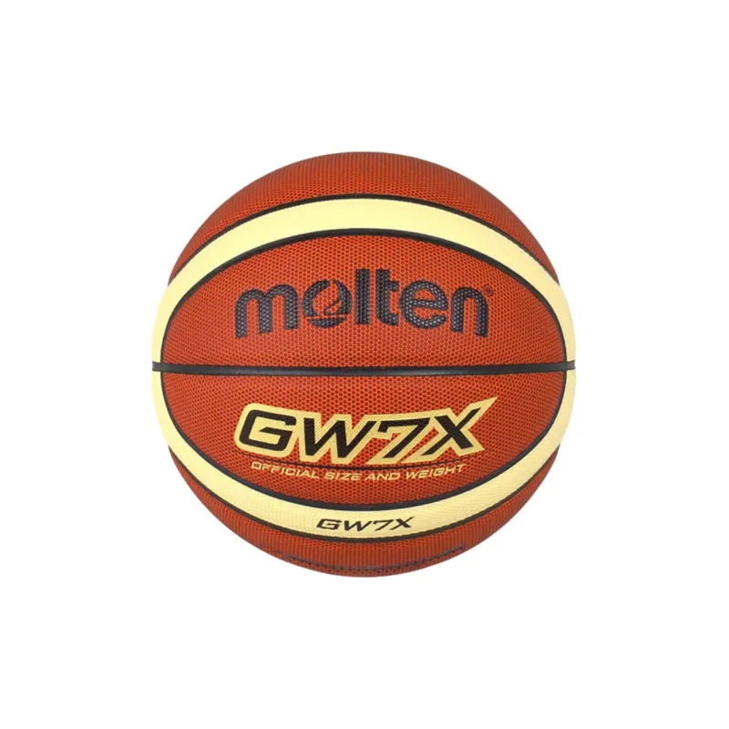 Molten PU Basketball Saffron Size 7 Ball Size 6 Ball Size 5 Ball Size 4 Ball Training Unisex-12