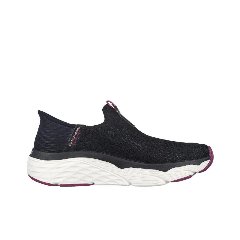 Skechers Max Cushioning Hands Free Slip Ins Breathable Lightweight Low Top Casual Shoes Women's Black-1