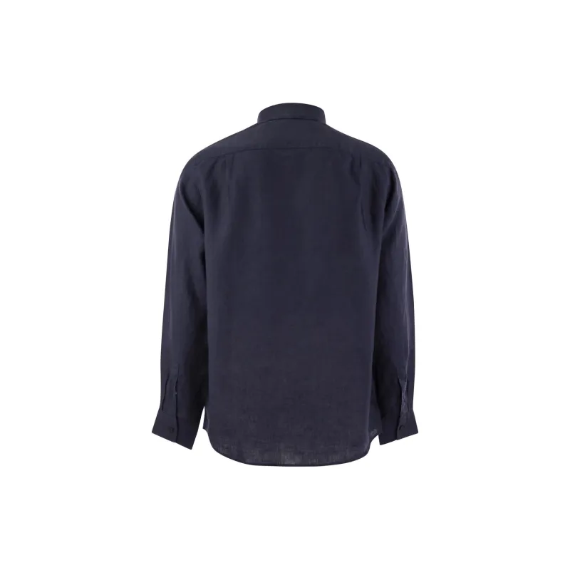 Vilebrequin Logo embroidered Linen Shirt-1