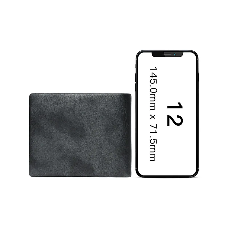 GOLDLION Top Grain Cow Leather Short Wallets Wallets Men's-3