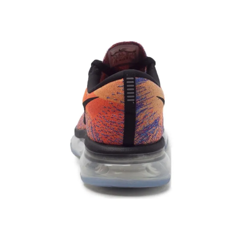 Nike Air Max Flyknit Cushioning Wear-Resistant Low-Top Running Shoes Women's Black Multicolor-3