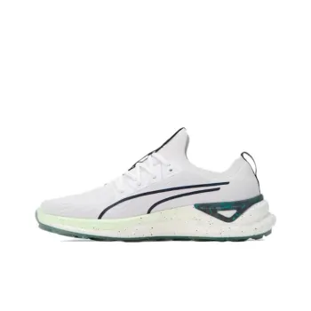PUMA Slip Resistant And Abrasion Resistant Support Low Top Golf Shoes Men's White