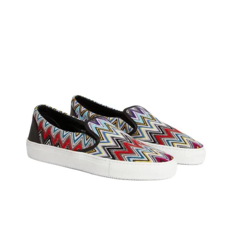 MISSONI Men's Casual Shoes Men Low Top Red-2