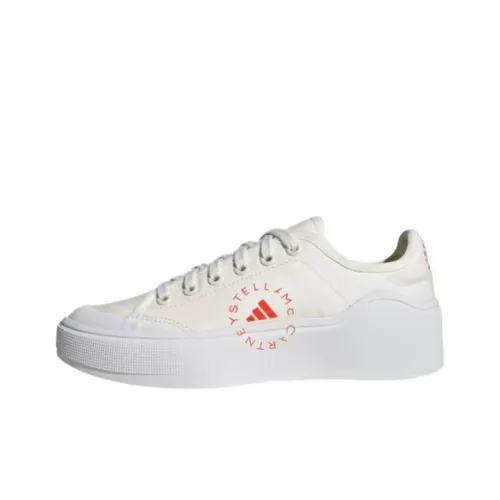 Adidas Court By Stella Mccartney Cloud White Acid Orange Women's