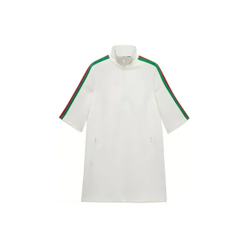 GUCCI Short-Sleeved Dresses Women's White