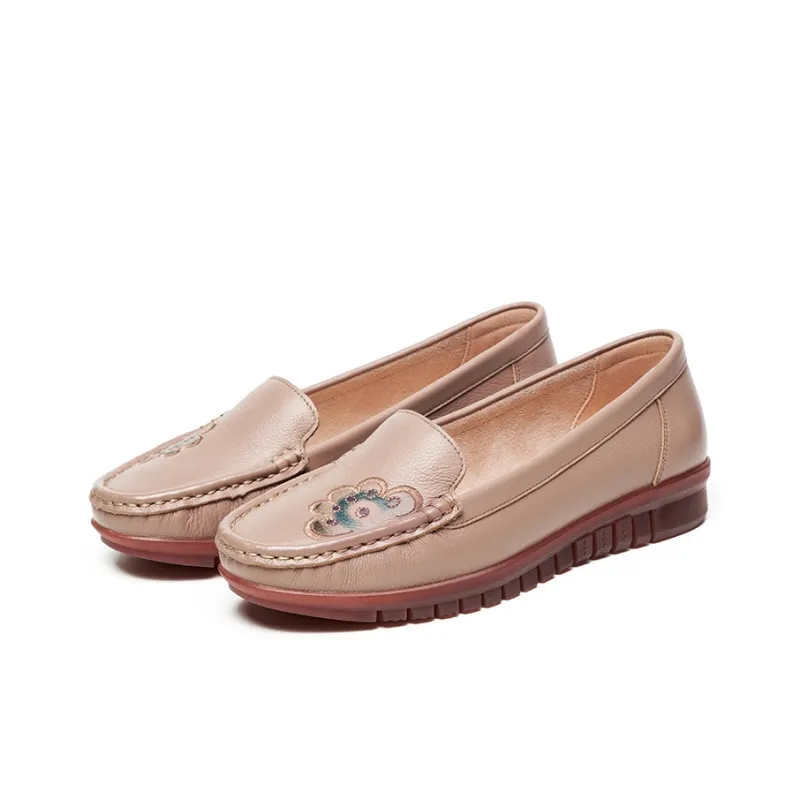 AOKANG Beanie Shoes Women's Apricot-4