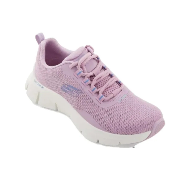 Skechers Flex Comfort Cushioning Wear-Resistant Low-Top Casual Shoes Women's Light Pink-2