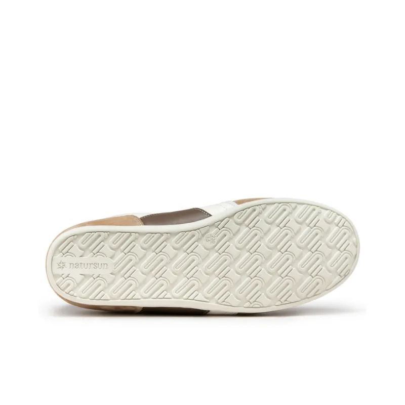 NATURSUN Casual Shoes Women's Low Top Ecru/Apricot, Ecru/Black-5