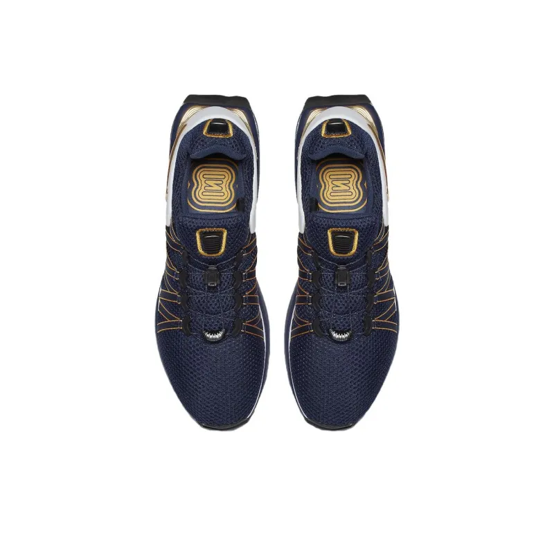 Nike Shox Gravity Midnight Navy Metallic Gold-2