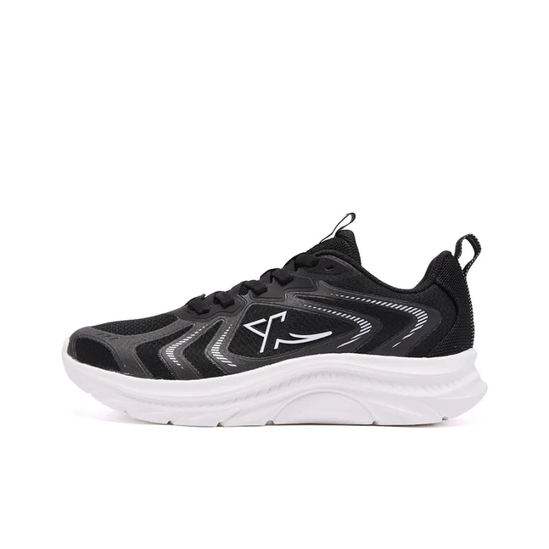 XTEP Hydrogen Wind Technology Running Shoes Men Low Top Black/Sail White-0