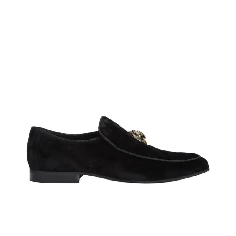 Kurt Geiger London Hugh Eagle Head Loafers Men's Black-1