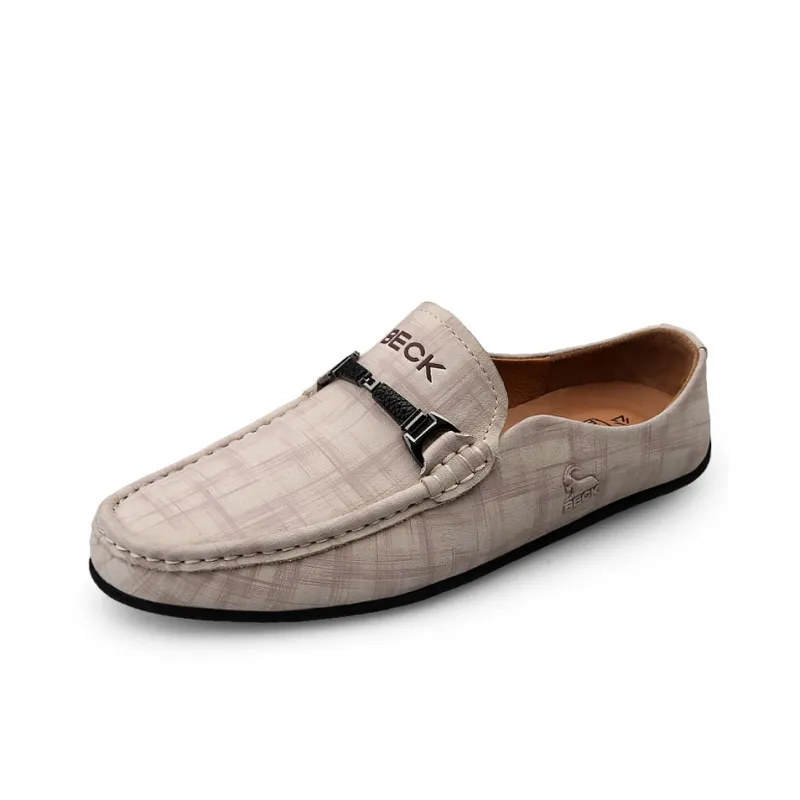 BECK Men's Casual Shoes Men Low Top Sand/Gray-1