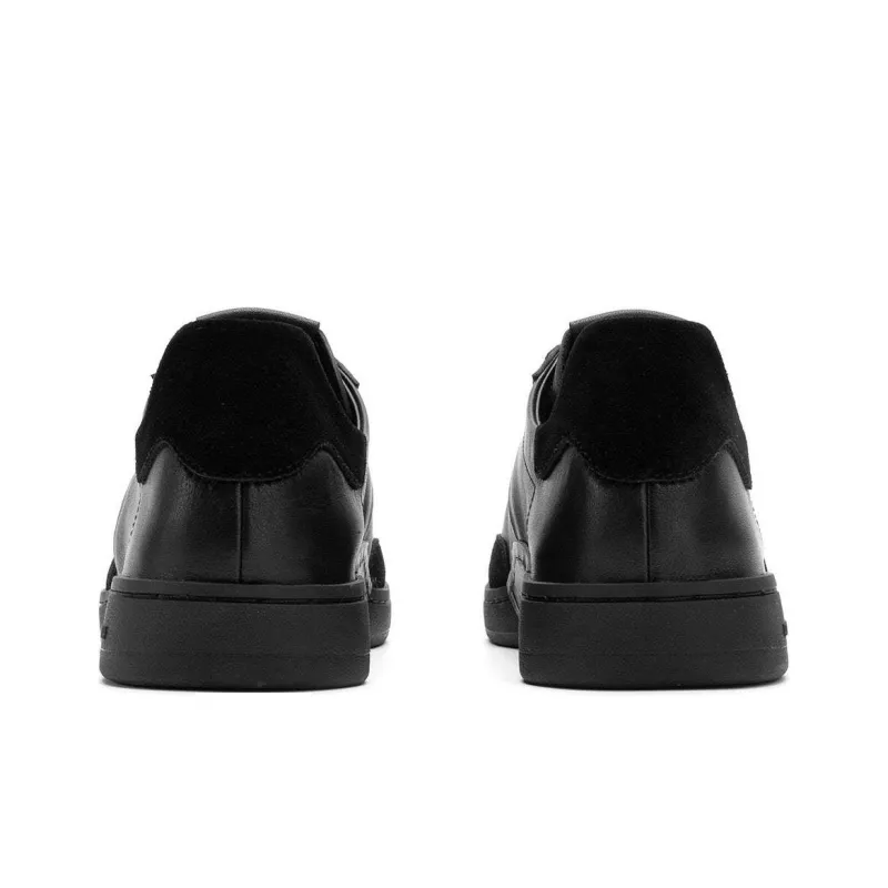 FOOT INDUSTRY Slip Resistant Low Top Skateboard Shoes Unisex Black-4