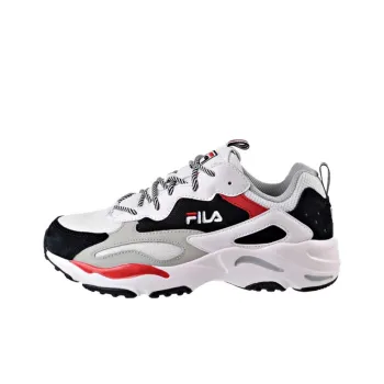 FILA Ray Tracer Low Top Clunky Shoes Black/White