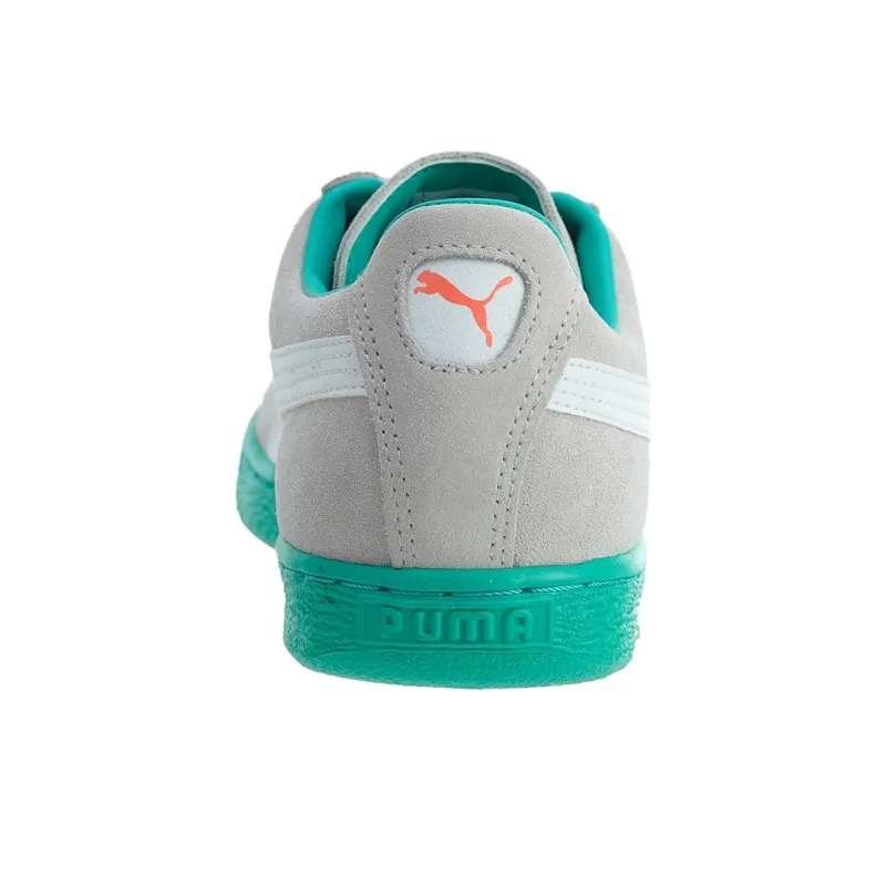 PUMA Suede Classic + Lfs Grey Violet White Fluo Teal-2