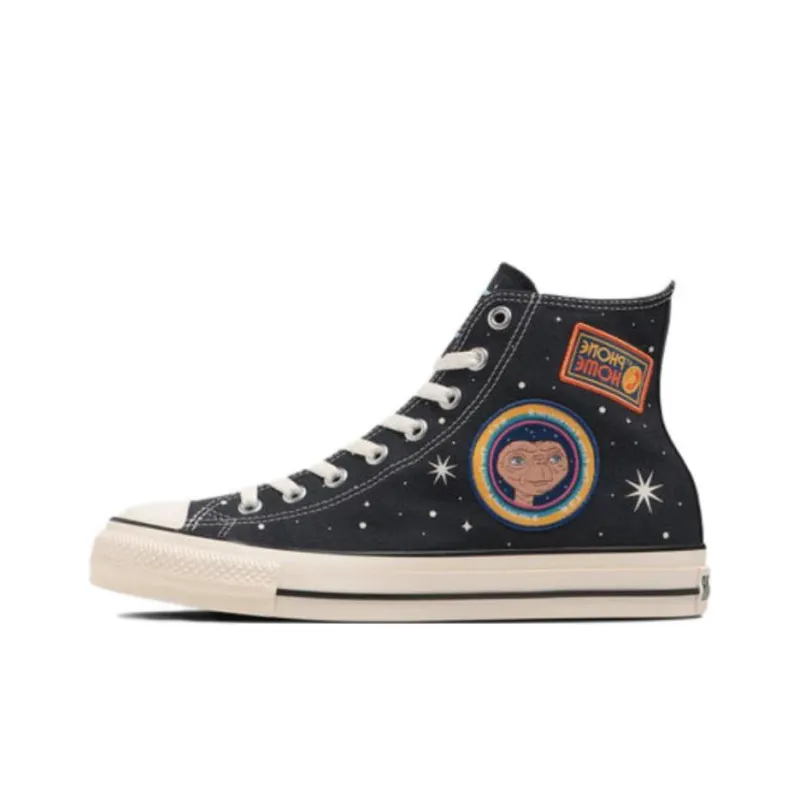 Converse ALL STAR Ⓡ WP HI / E.T. Durable Breathable High Top Canvas Shoes Unisex Black-0