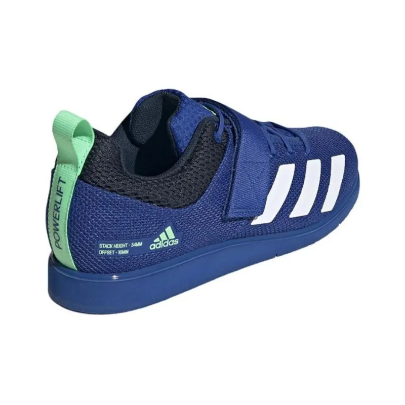 Adidas Powerlift 5 Royal Blue Cloud White Beam Green-3