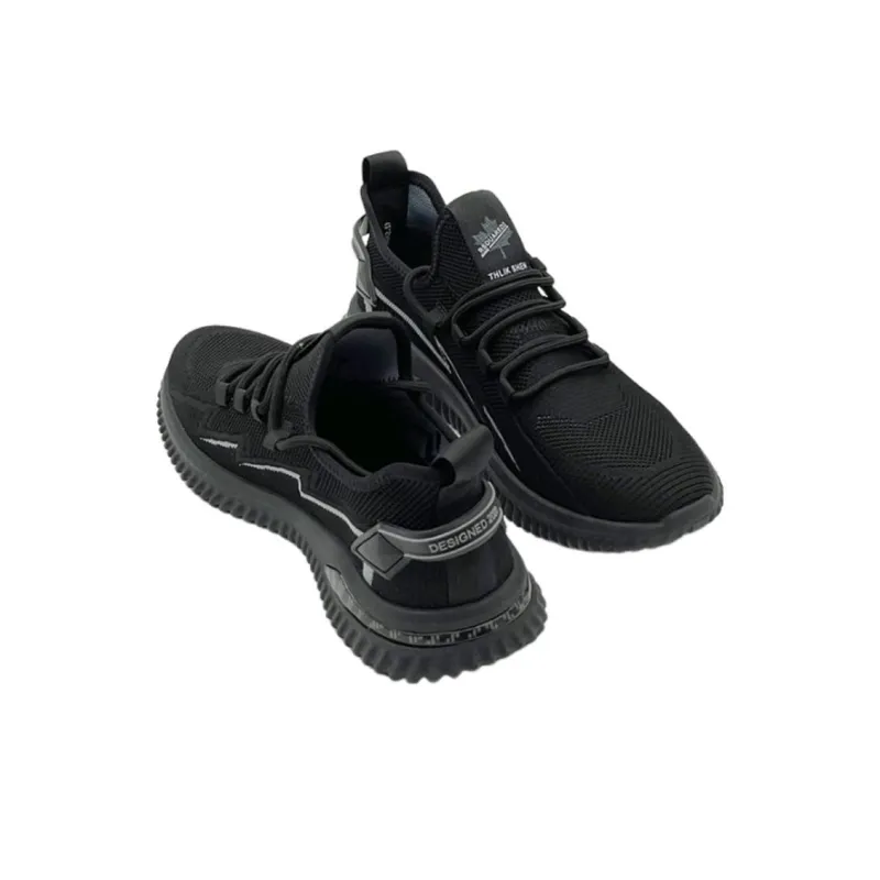 Neiliansheng Water Resistant Low Top Casual Shoes Men's Black-2
