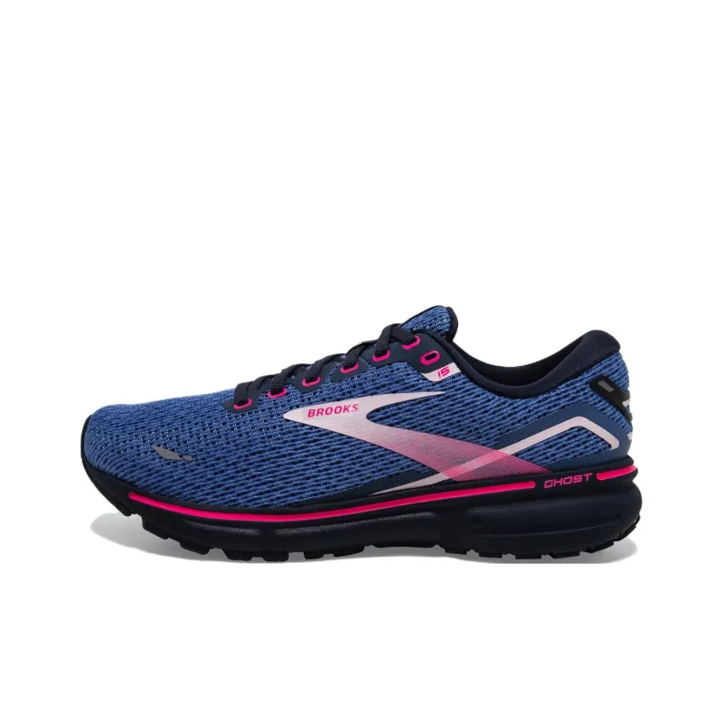Brooks Women's Ghost 15 'Blue Peacoat Pink'-0