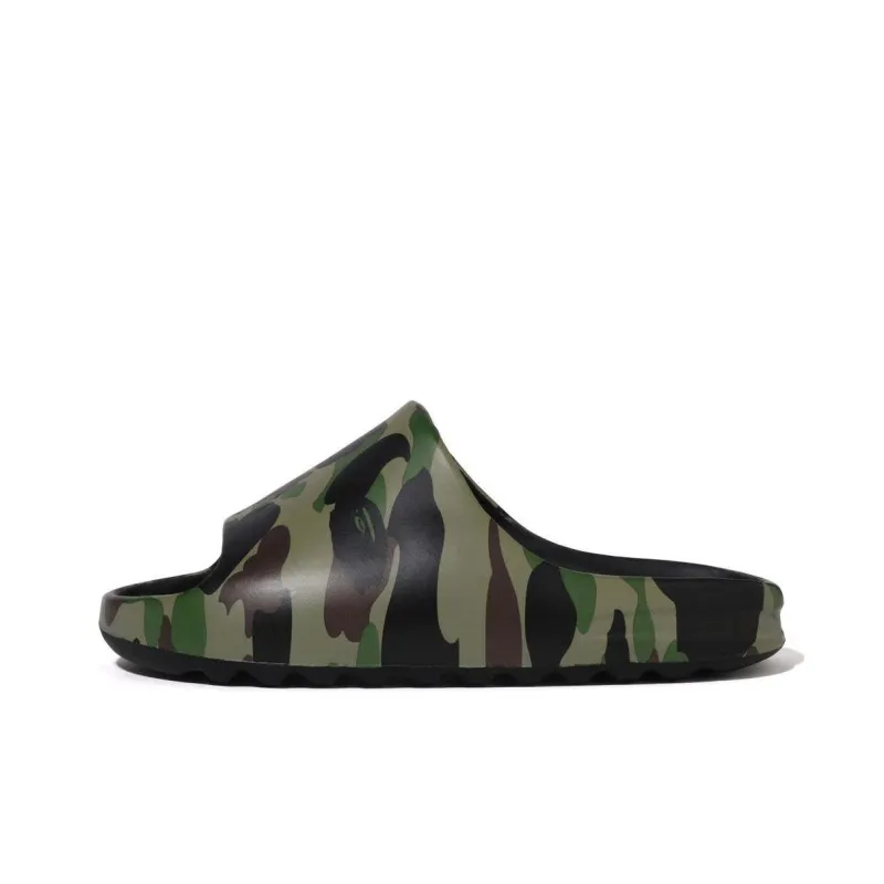A BATHING APE 1ST CAMO Series Slide Slippers Men's-0