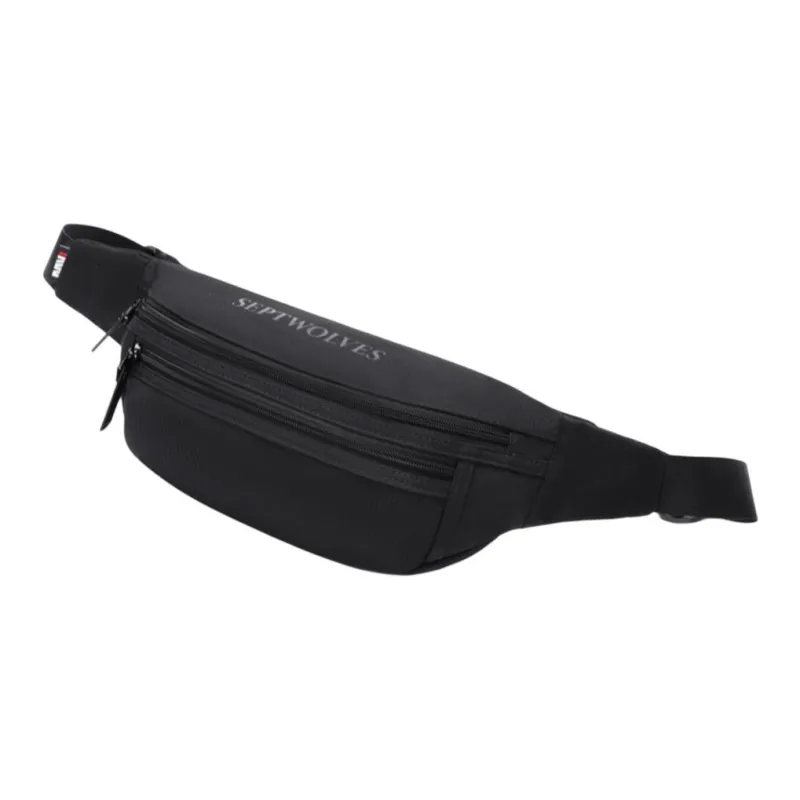 SEPTWOLVES Fabric Sling Bag, Shoulder Bag, Crossbody Bag Regular Men's Black-4