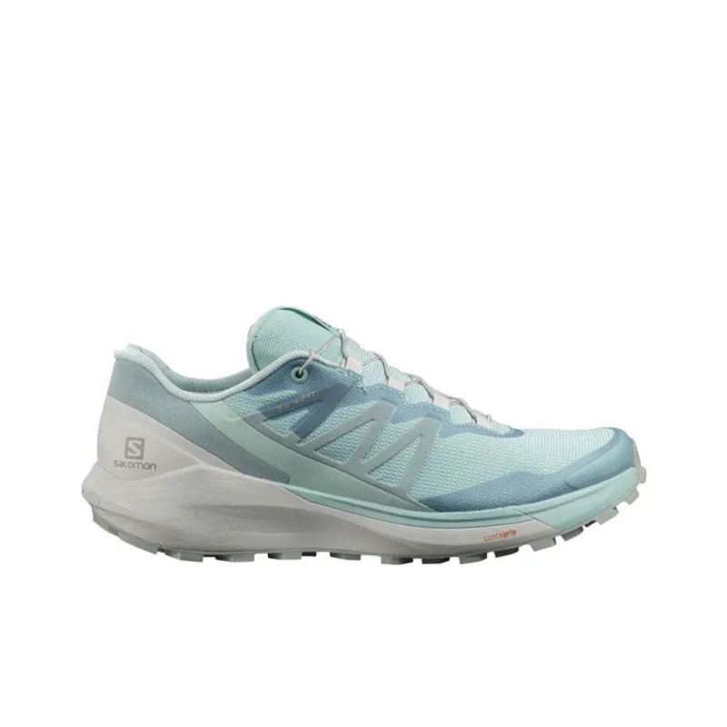 SALOMON Sense Ride 4 Cushioning Anti Slip And Wear Resistant Low Top Trail Running Running Shoes Men's Green-1