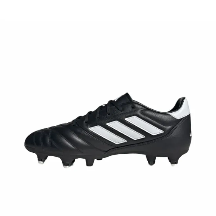 Adidas COPA GLORO SG Metal Long Studs Natural Ground Anti Slip Wear Resistant Rugby Shoes Unisex Black White-0